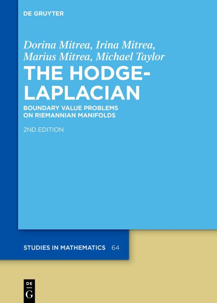 Cover: 9783111480985 | The Hodge-Laplacian | Boundary Value Problems on Riemannian Manifolds