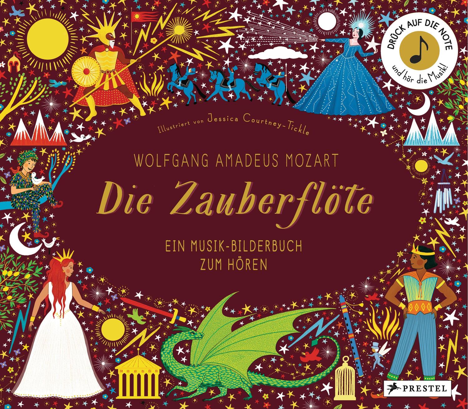 Cover: 9783791374956 | Wolfgang Amadeus Mozart. Die Zauberflöte | Jessica Courtney-Tickle