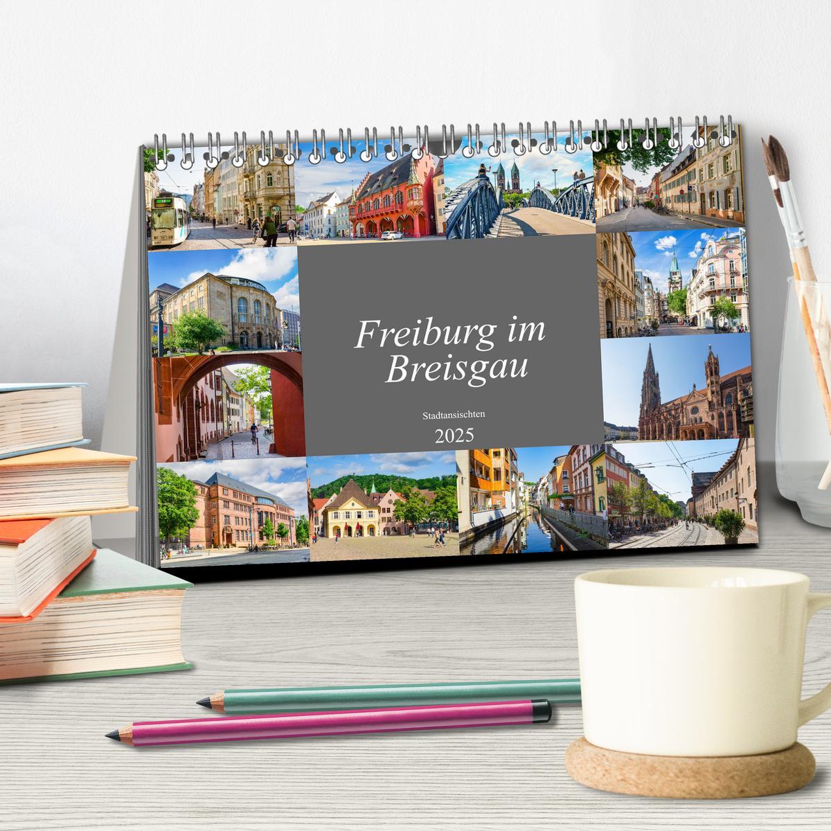 Bild: 9783435063758 | Freiburg im Breisgau Impressionen (Tischkalender 2025 DIN A5 quer),...