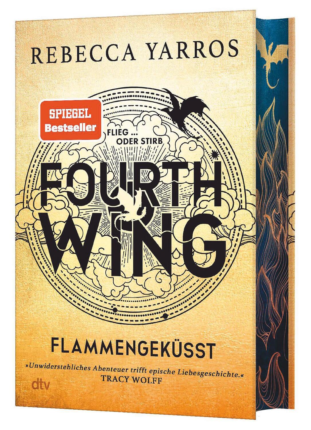 Cover: 9783423284127 | Fourth Wing - Flammengeküsst | Rebecca Yarros | Buch | Fourth Wing
