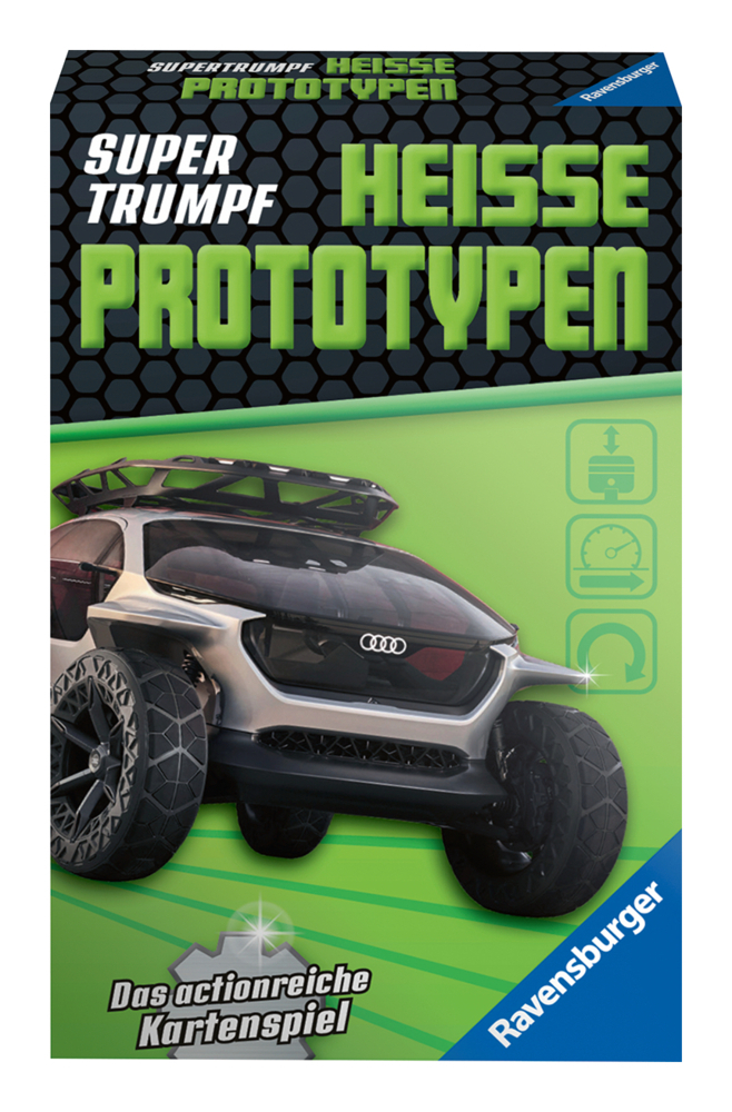 Cover: 4005556206940 | Ravensburger Kartenspiel, Supertrumpf Heiße Prototypen 20694,...