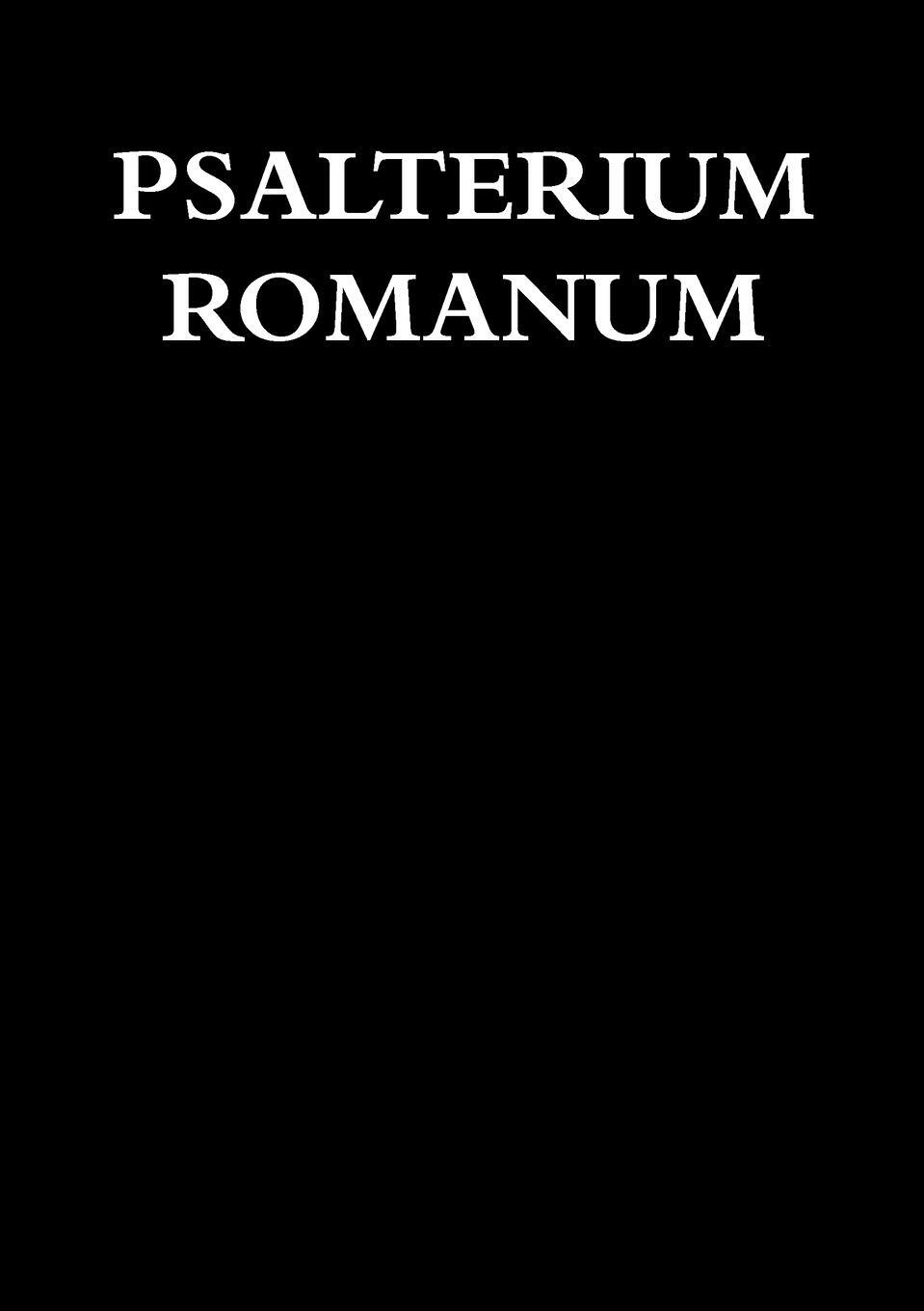 Cover: 9780244464752 | PSALTERIUM ROMANUM | A. A. | Taschenbuch | Paperback | Italienisch