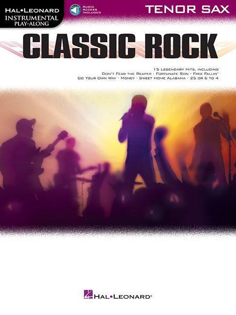 Cover: 9781540053275 | Classic Rock | Instrumental Play-Along for Tenor Sax | Hal Leonard