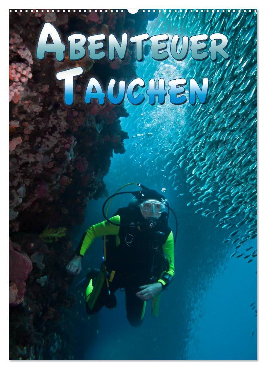 Cover: 9783383540509 | Abenteuer Tauchen (Wandkalender 2024 DIN A2 hoch), CALVENDO...