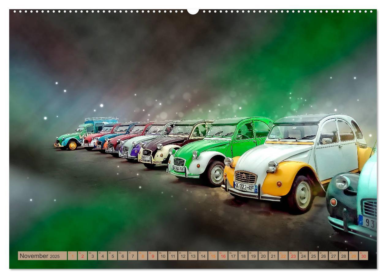 Bild: 9783435348640 | Die Ente - Citroën 2CV (Wandkalender 2025 DIN A2 quer), CALVENDO...