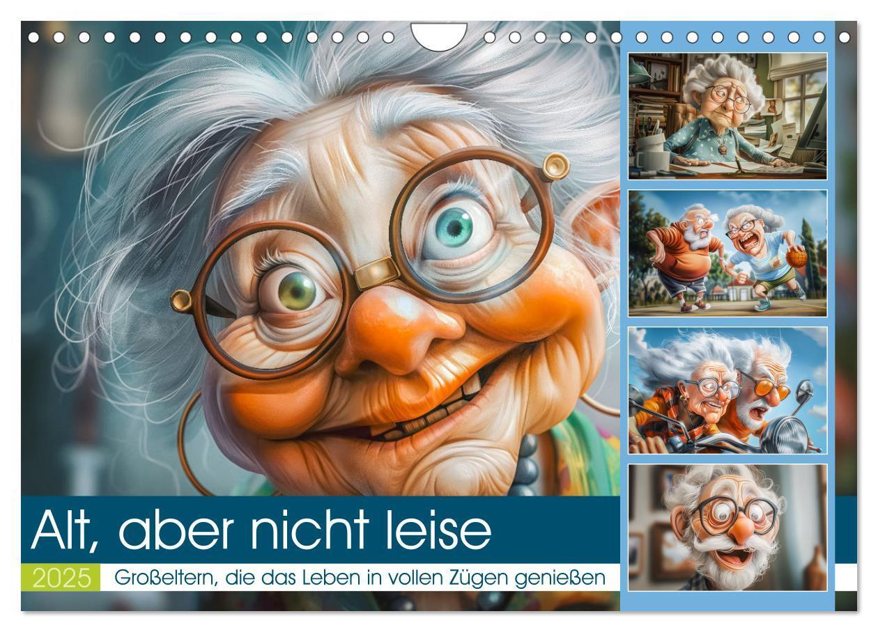 Cover: 9783457185650 | Alt, aber nicht leise (Wandkalender 2025 DIN A4 quer), CALVENDO...