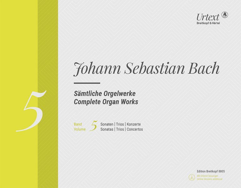 Cover: 9790004183663 | Sämtliche Orgelwerke, Band 5 | Johann Sebastian Bach | Buch | 216 S.