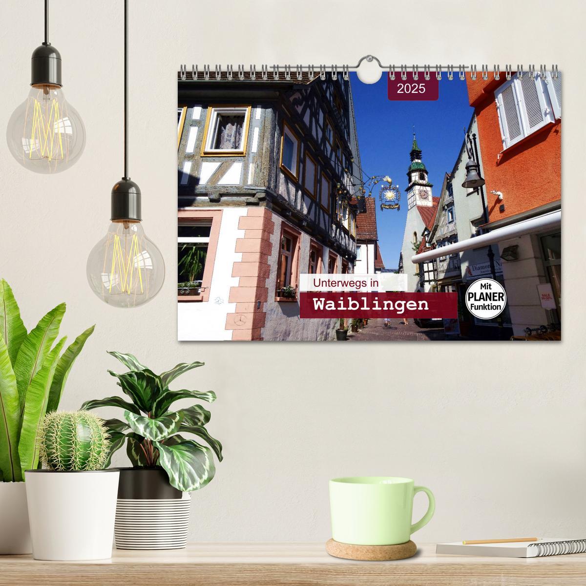 Bild: 9783435424993 | Unterwegs in Waiblingen (Wandkalender 2025 DIN A4 quer), CALVENDO...