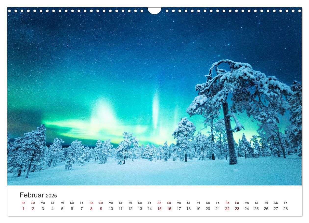 Bild: 9783435000852 | Finnland - Den Polarlichtern nahe. (Wandkalender 2025 DIN A3 quer),...