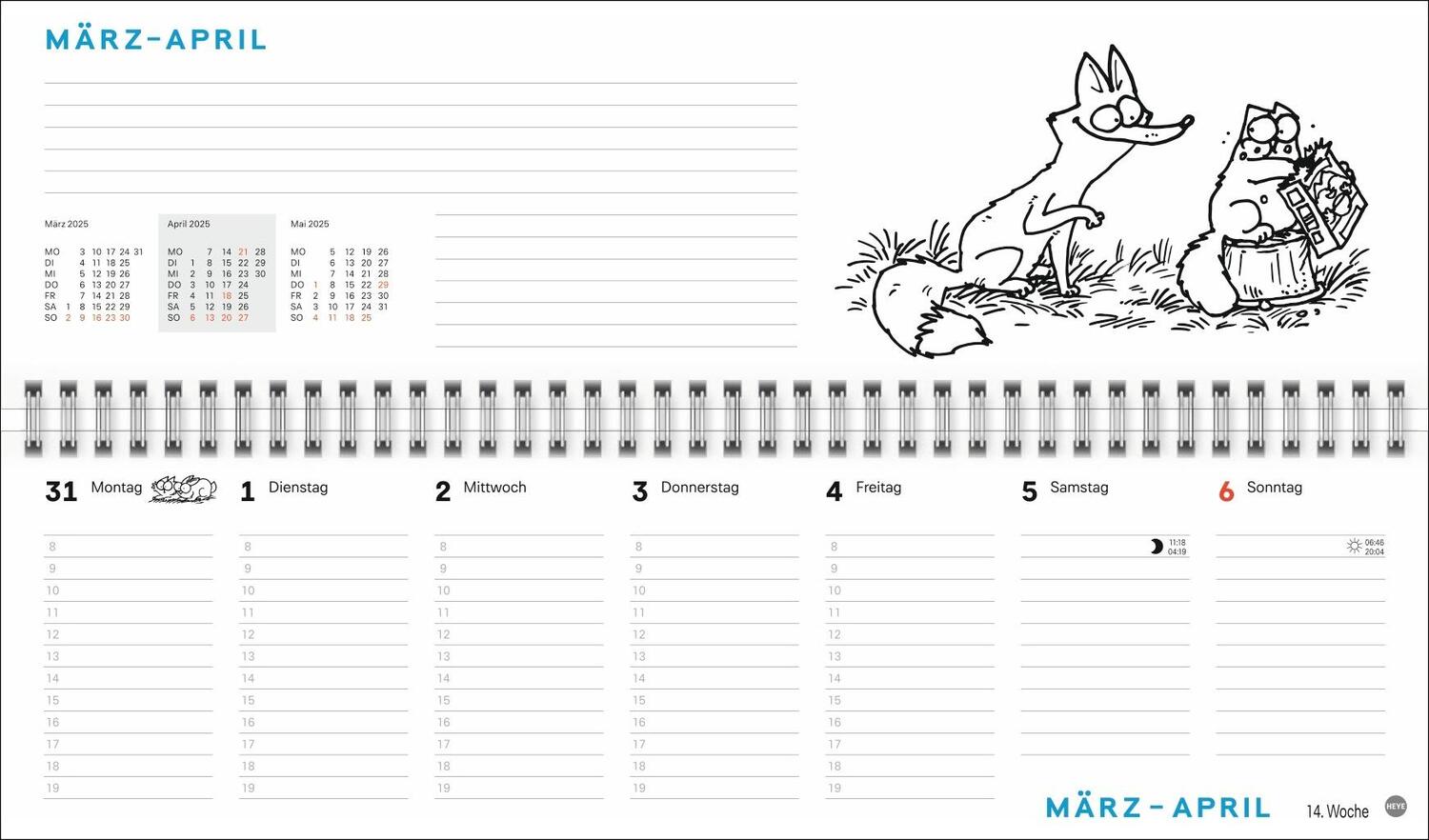 Bild: 9783756406524 | Simons Katze Büroplaner 2025 | Simon Tofield | Kalender | 112 S.