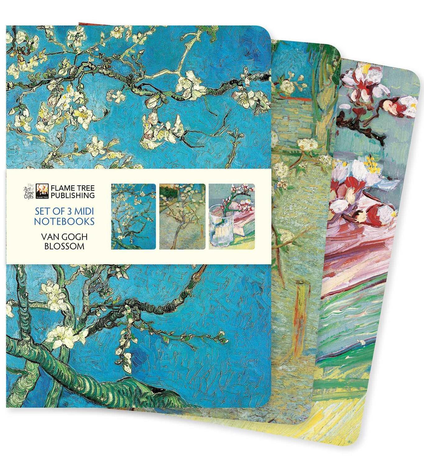 Cover: 9781804172179 | Vincent Van Gogh: Blossom Set of 3 MIDI Notebooks | Buch | 192 S.