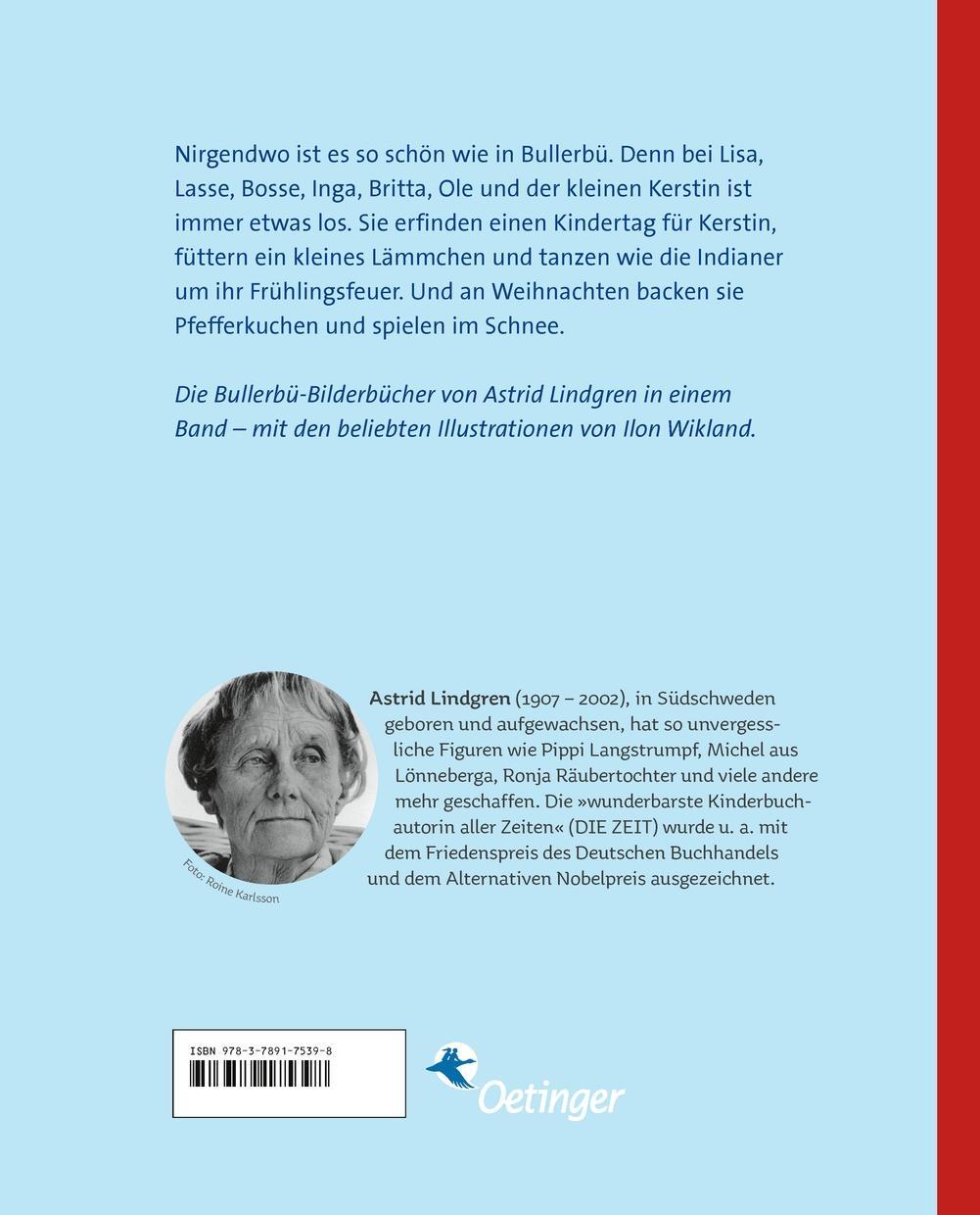 Rückseite: 9783789175398 | Geschichten aus Bullerbü | Astrid Lindgren | Buch | 80 S. | Deutsch