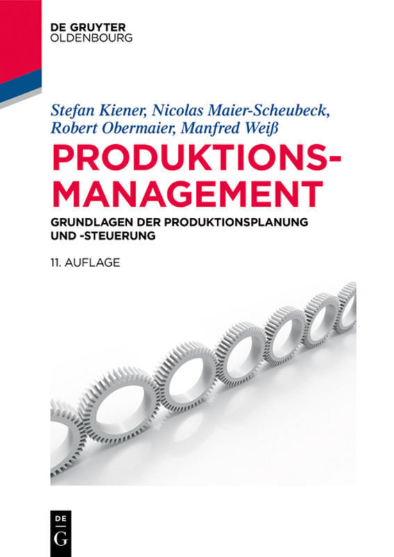 Cover: 9783110443424 | Produktions-Management | Stefan Kiener (u. a.) | Taschenbuch | XVI
