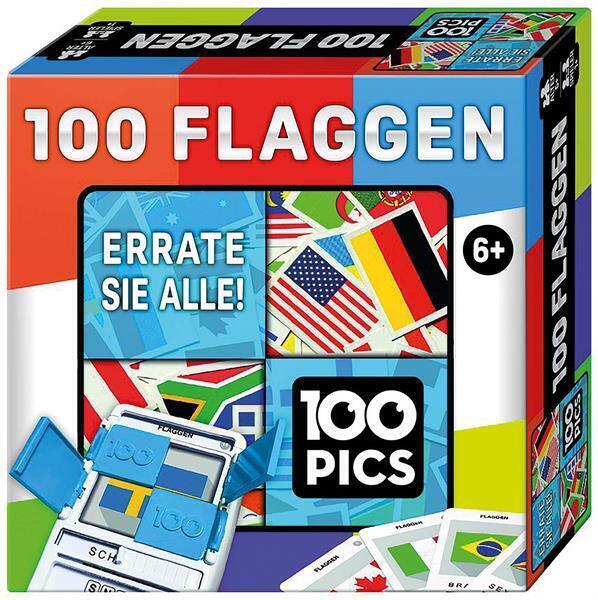 Cover: 5060542080460 | 100 PICS Flaggen (Spiel) | Errate sie alle! | Spiel | In Spielebox