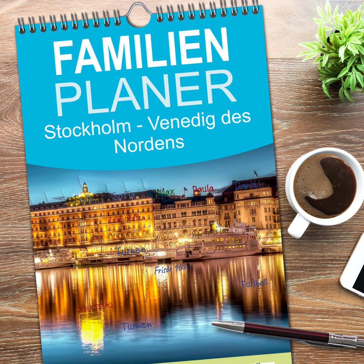 Bild: 9783457116234 | Familienplaner 2025 - Stockholm - Venedig des Nordens mit 5 Spalten...