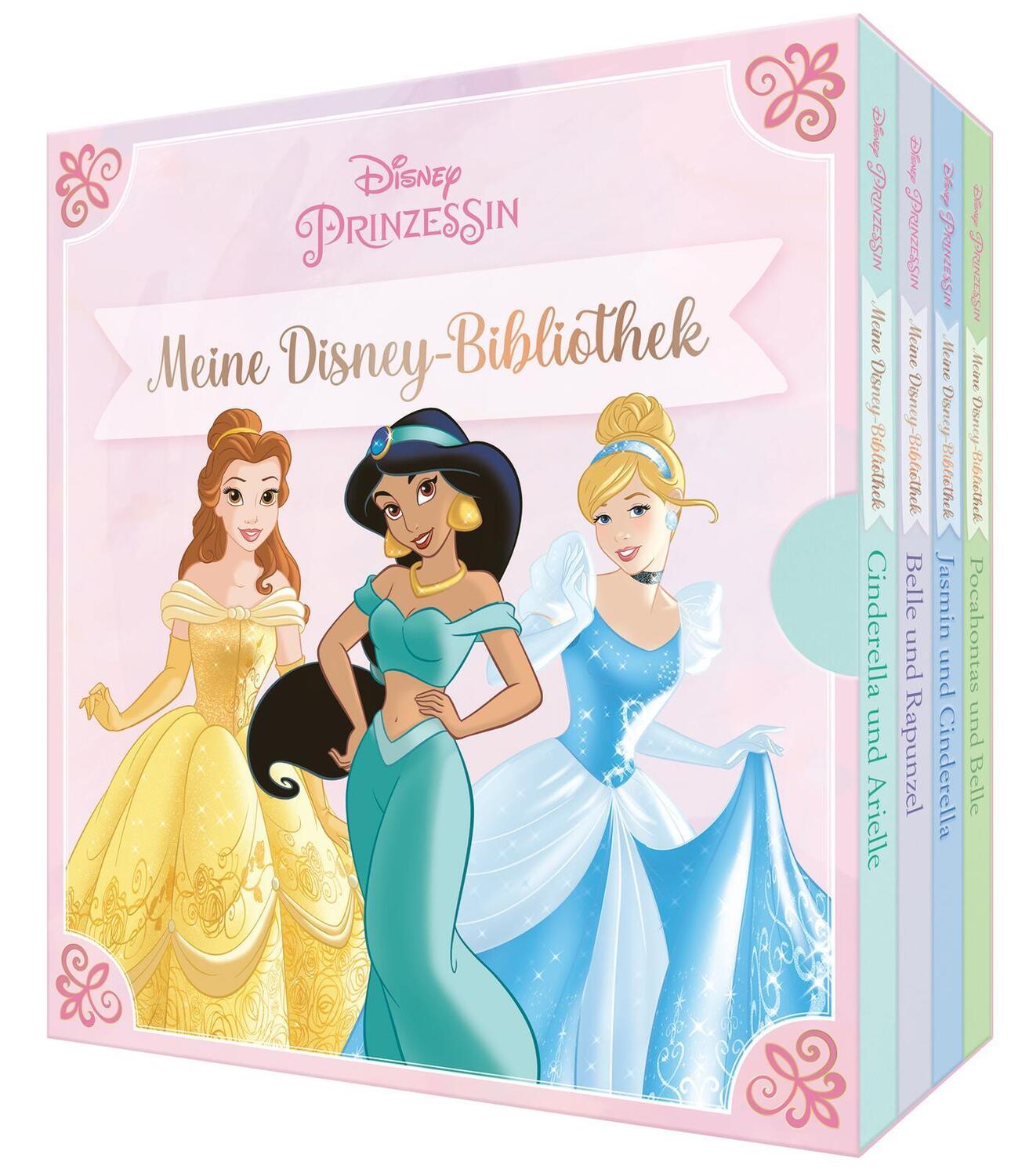 Cover: 9783845517964 | Disney-Schuber: Disney Prinzessin | Box | 4 Bücher | Deutsch | 2023