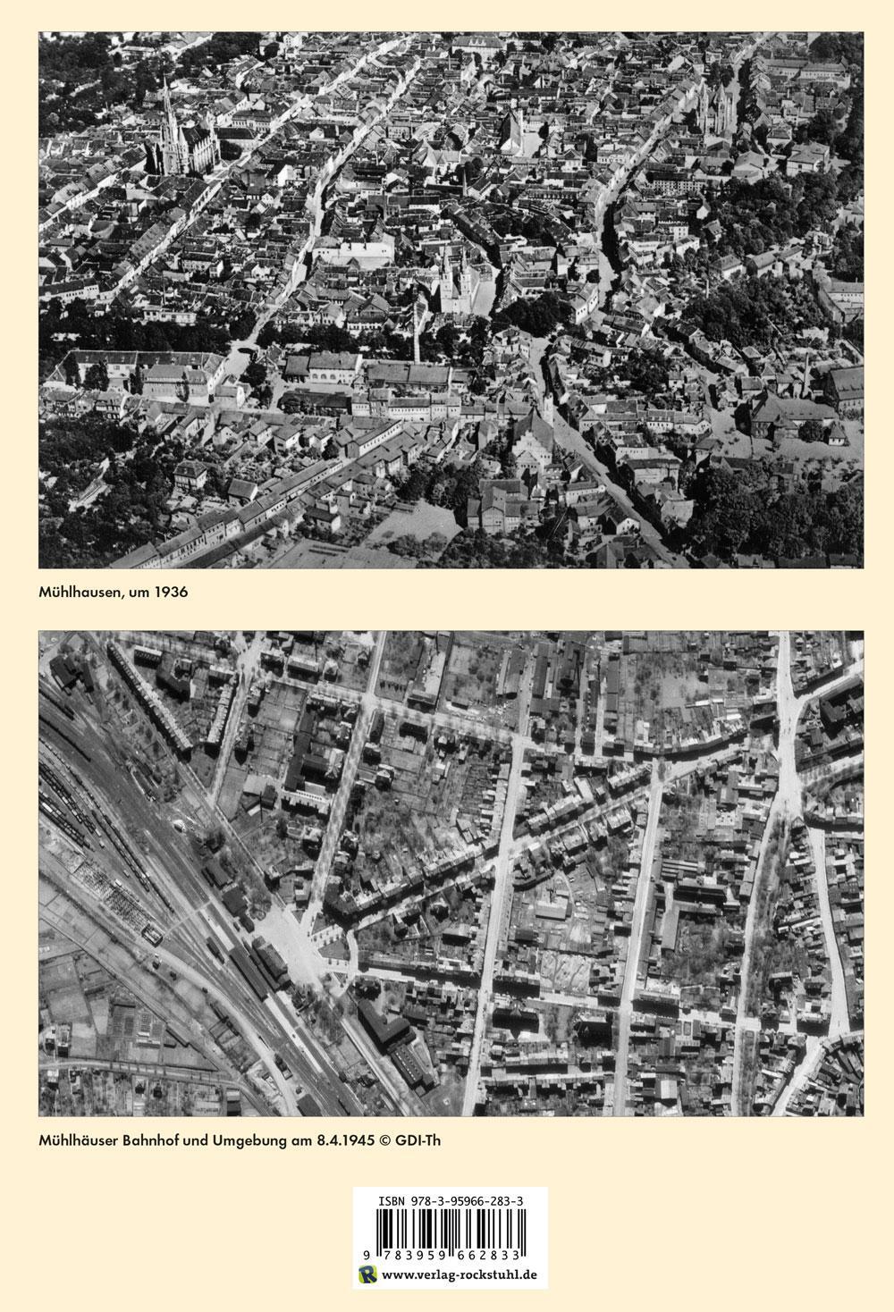 Rückseite: 9783959664448 | Mühlhausen in Thüringen Luftbild-Atlas 1935-1945 | Harald Rockstuhl