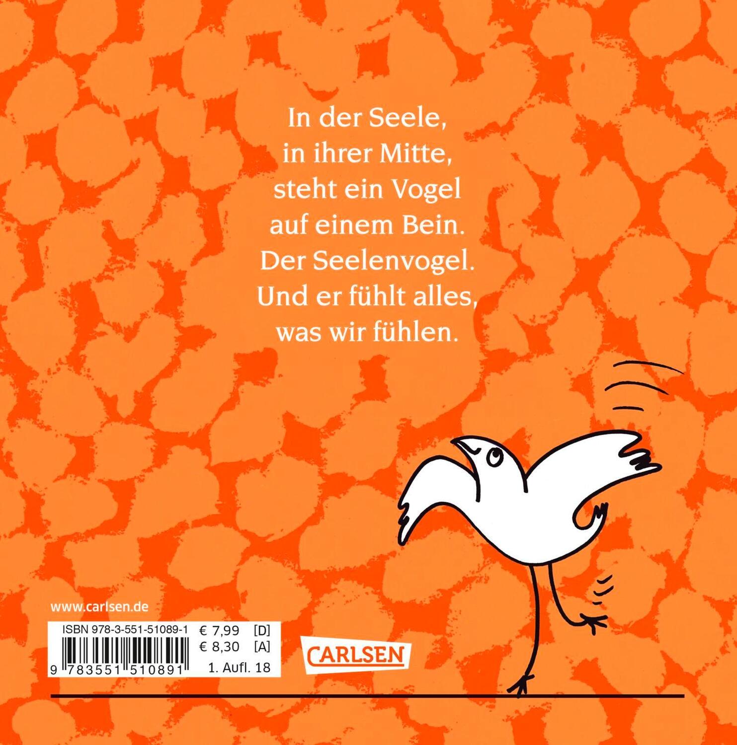 Rückseite: 9783551510891 | Der Seelenvogel | Michal Snunit | Buch | Deutsch | 2018 | Carlsen