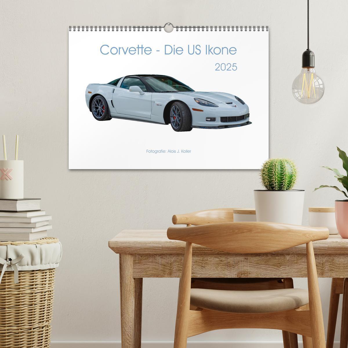 Bild: 9783435573400 | Corvette - Die US Ikone 2025 (Wandkalender 2025 DIN A3 quer),...