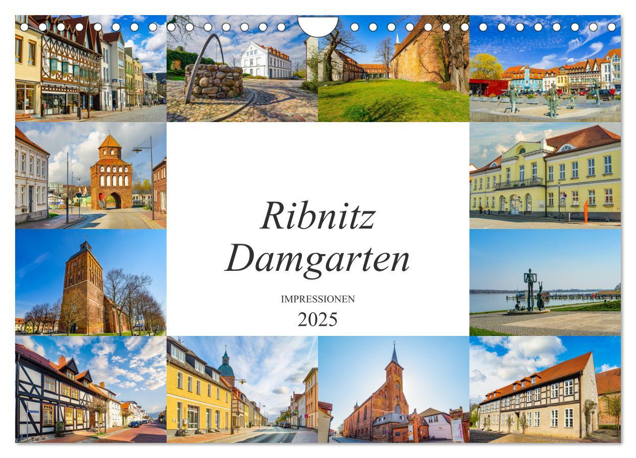 Cover: 9783435234660 | Ribnitz Damgarten Impressionen (Wandkalender 2025 DIN A4 quer),...