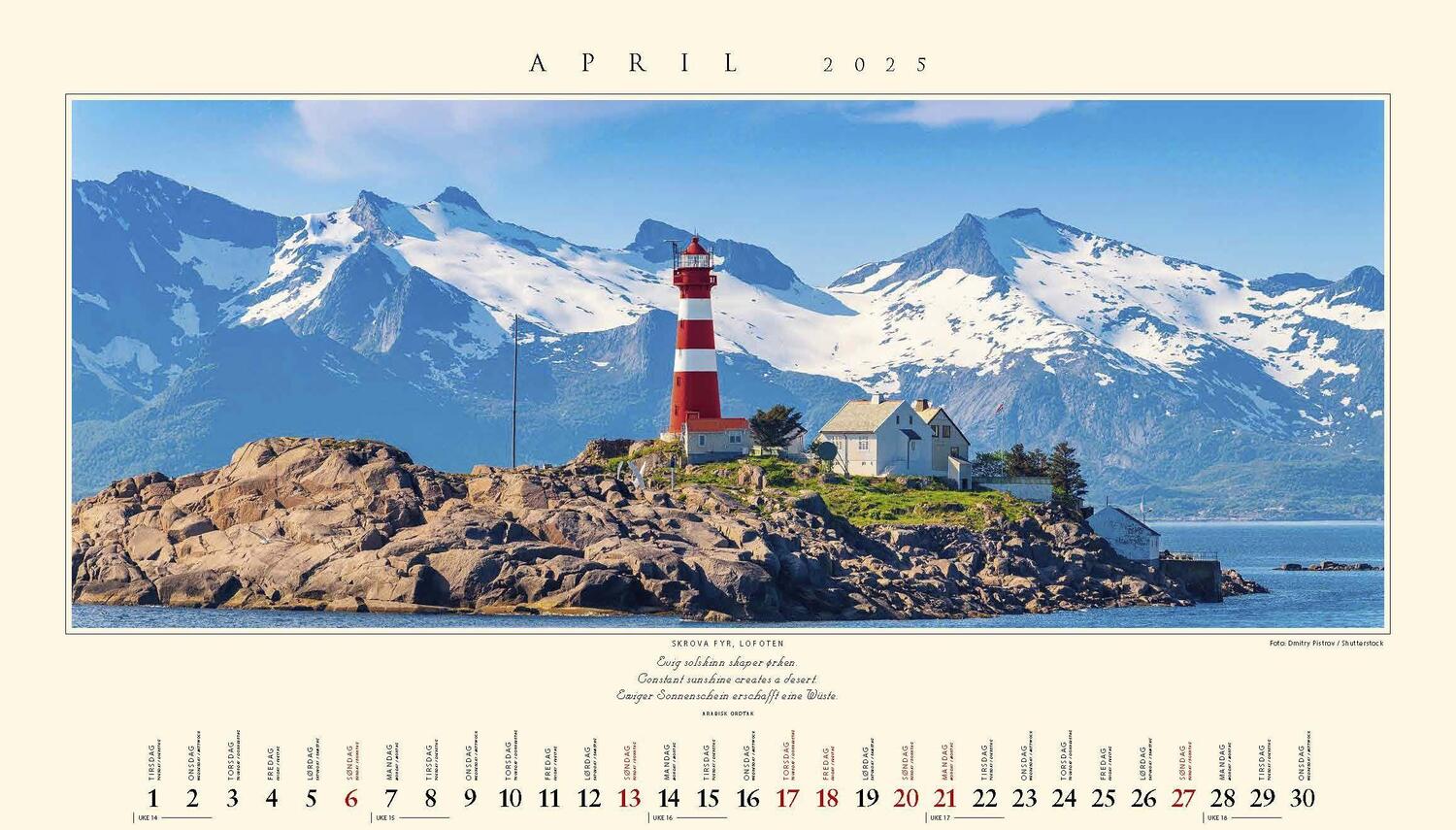 Bild: 9783930232963 | Panorama Norwegen 2025 Wandkalender | Kalenderforlaget | Kalender