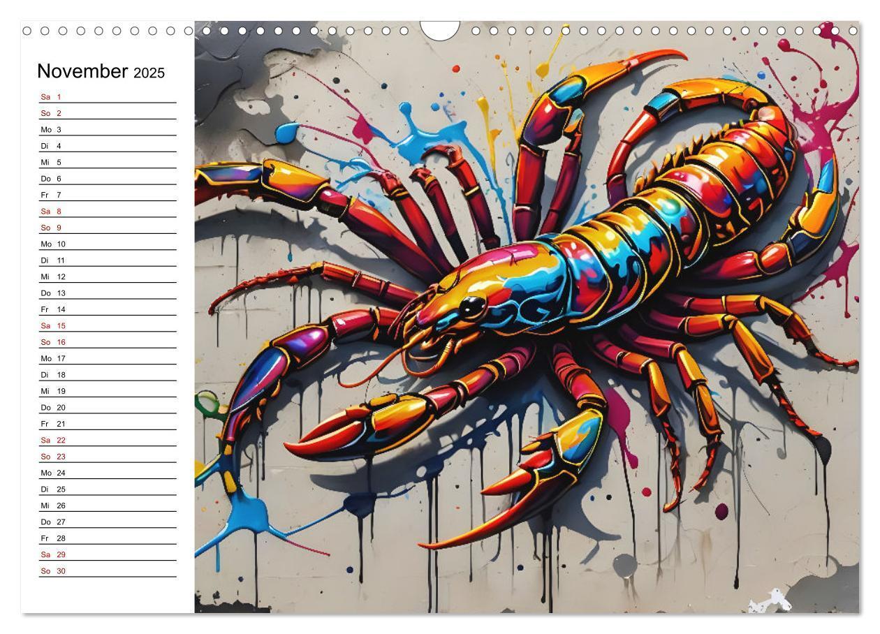 Bild: 9783457130025 | Street Art Sternzeichen (Wandkalender 2025 DIN A3 quer), CALVENDO...