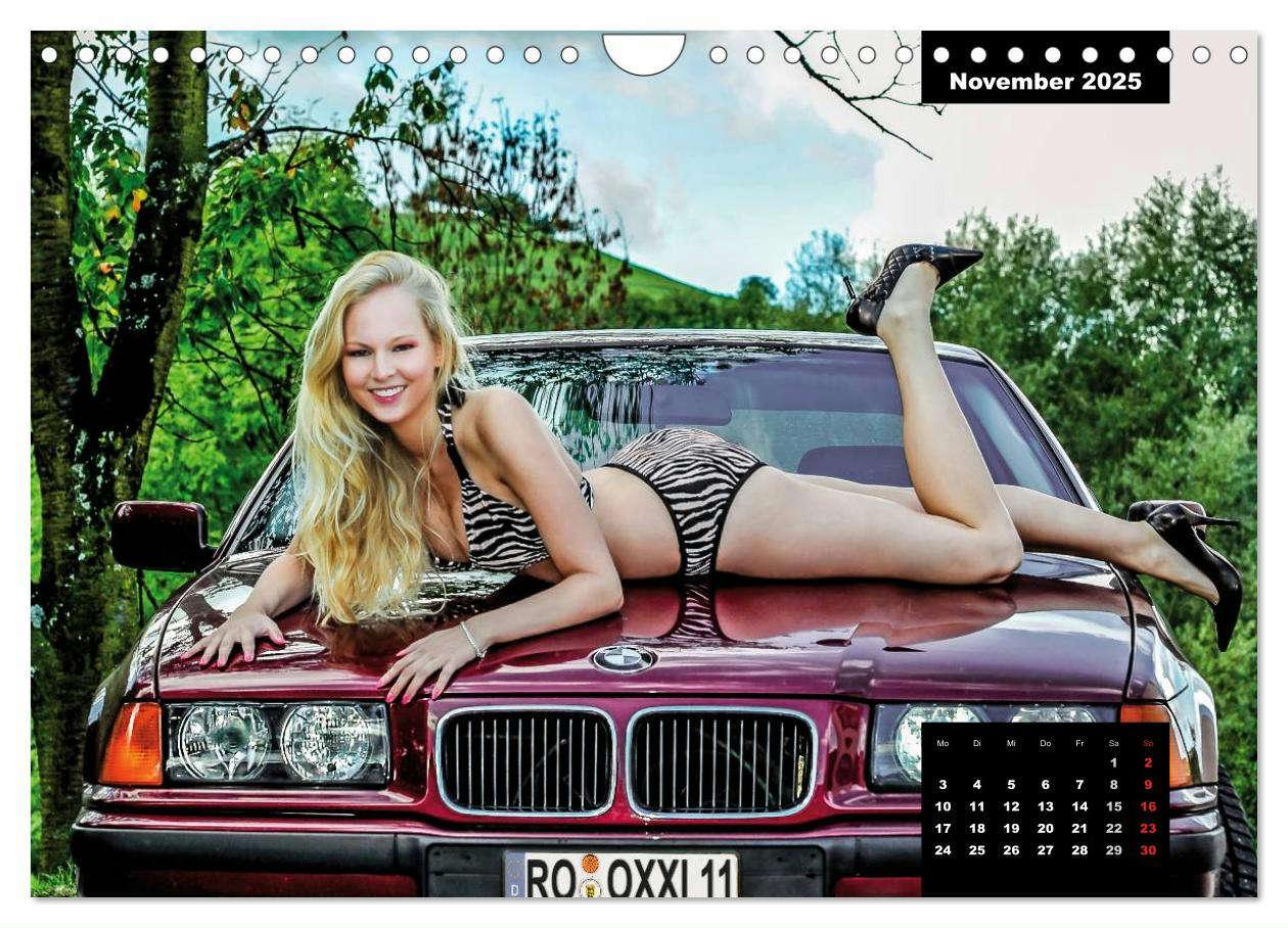 Bild: 9783435638581 | Kurven - Fieber - Modelle und Autos (Wandkalender 2025 DIN A4...