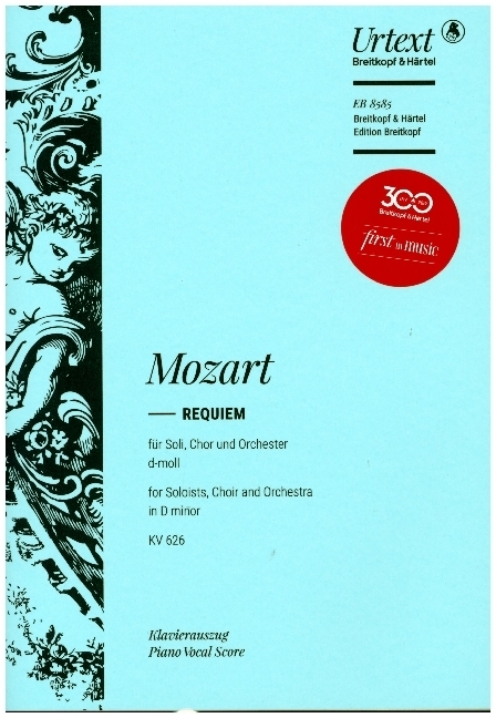 Cover: 9790004178713 | Requiem In D KV 626 | Für Soli, Chor und Klavier | Breitkopf & Härtel