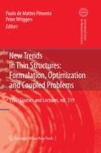 Cover: 9783709111062 | New Trends in Thin Structures: Formulation, Optimization and...