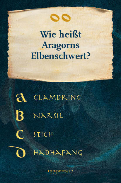 Bild: 4260478342514 | Kartenspiel: Das inoffizielle Quiz für Herr der Ringe-Fans | Eckrich