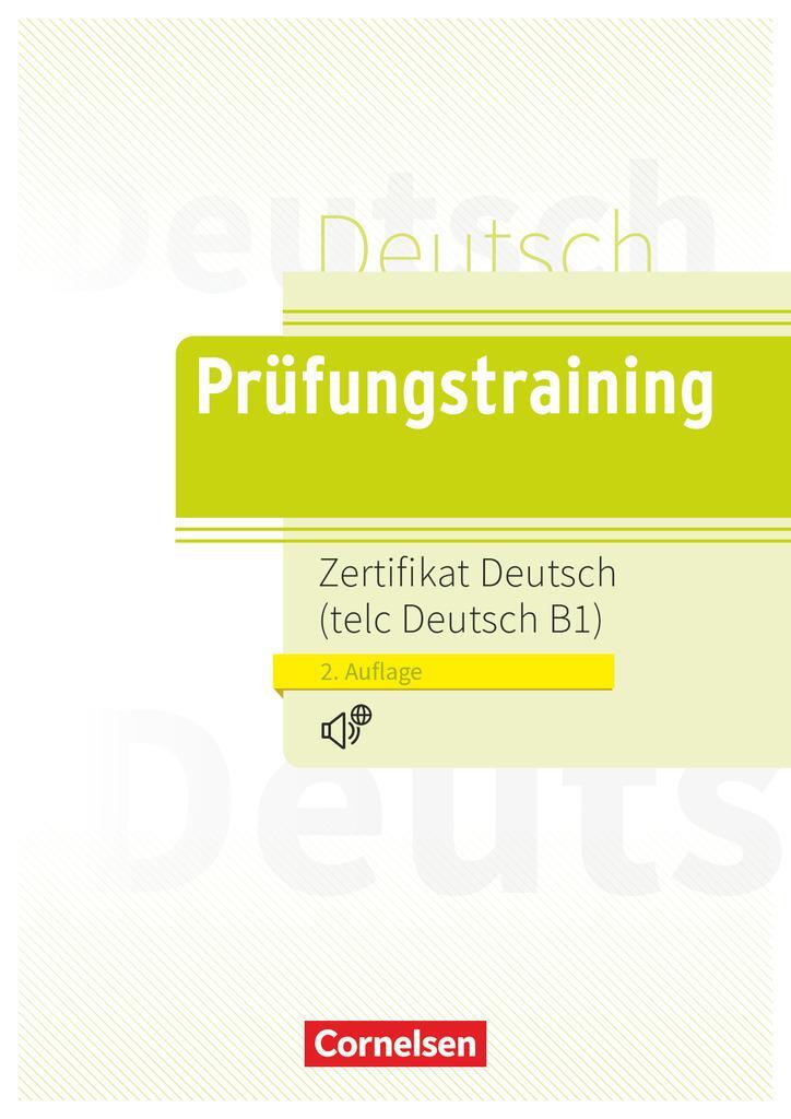 Cover: 9783060203109 | Prüfungstraining Zertifikat Deutsch / telc Deutsch B1 / Lösungen...