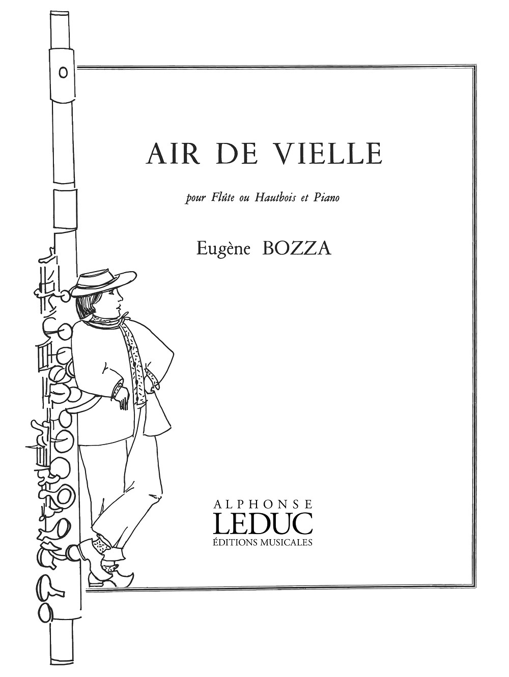 Cover: 9790046254086 | Air de Vielle | Eugène Bozza | Partitur | Alphonse Leduc