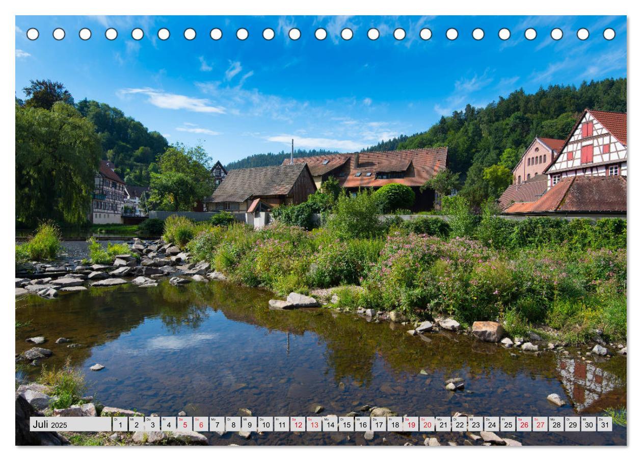 Bild: 9783435284399 | Zauberhaftes Kinzigtal (Tischkalender 2025 DIN A5 quer), CALVENDO...