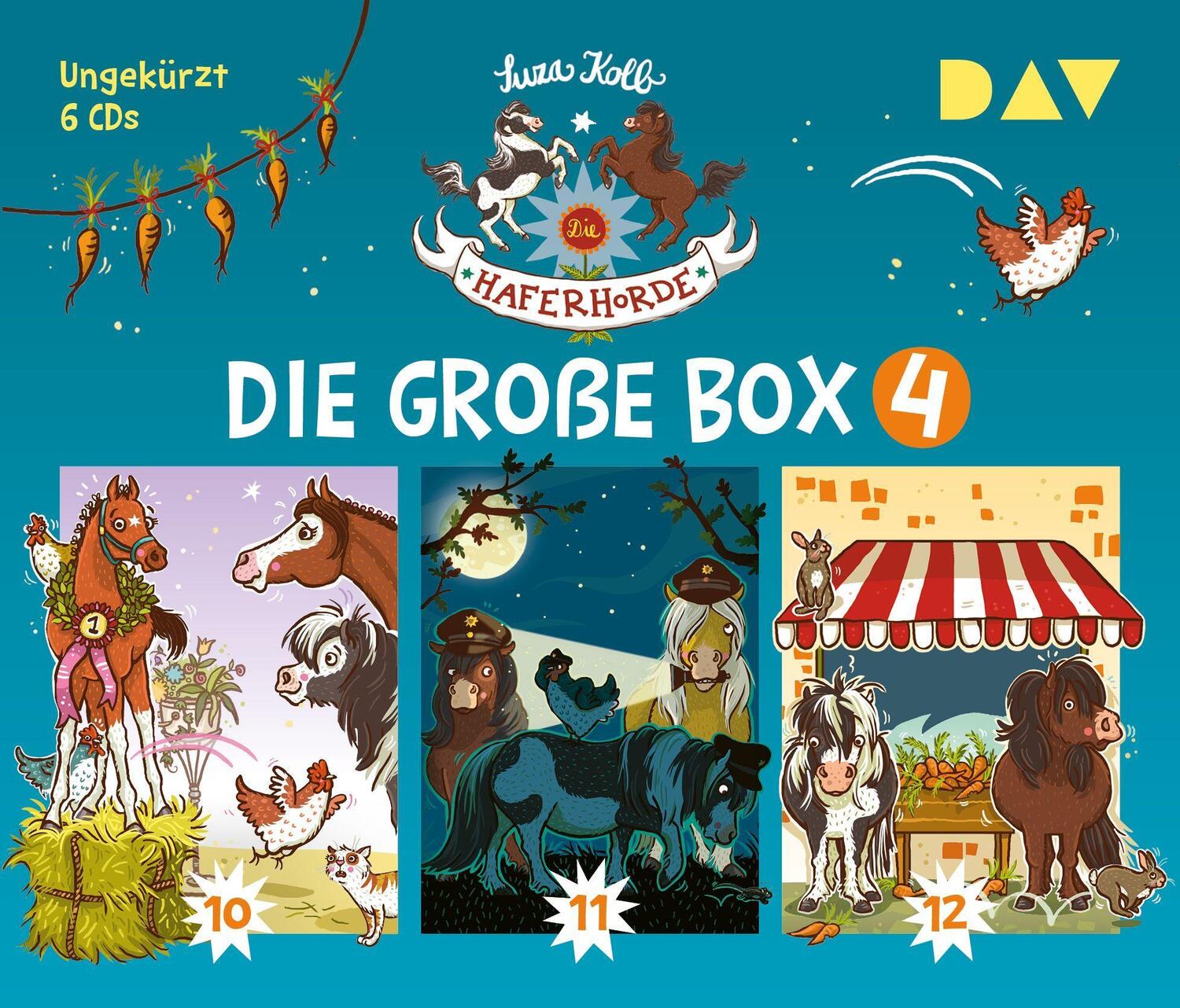 Cover: 9783742428127 | Die Haferhorde - Die große Box 4 (Teil 10-12) | Suza Kolb | Audio-CD