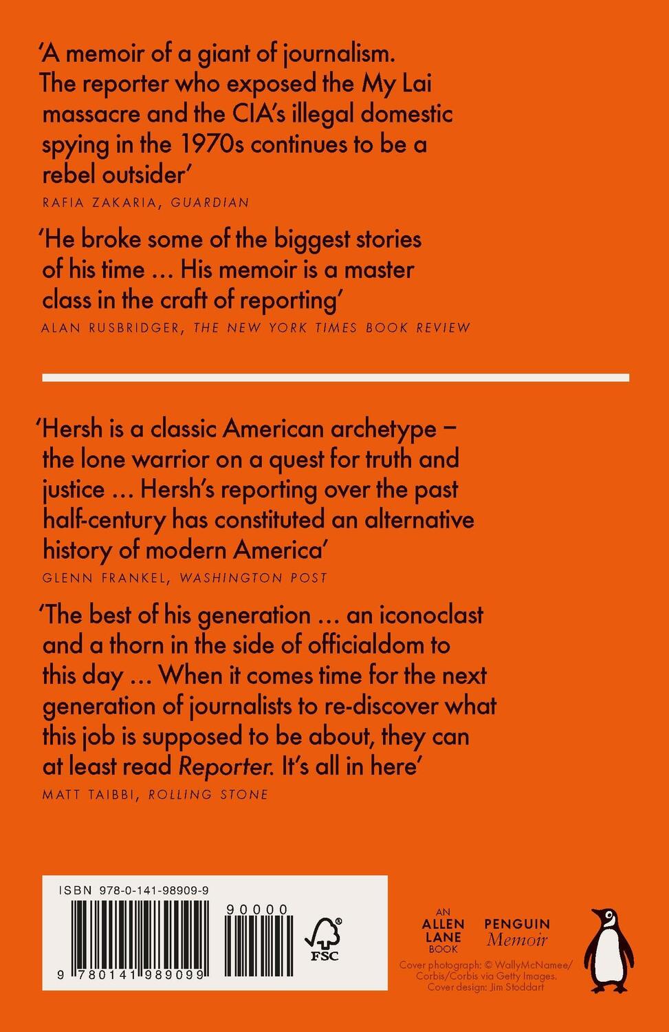 Rückseite: 9780141989099 | Reporter | A Memoir | Seymour M. Hersh | Taschenbuch | 355 S. | 2019