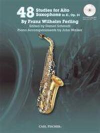 Cover: 9780825873010 | 48 Studies for The Alto Saxophone In Eb, Op. 31 | Ferling | BOOK &amp; CD