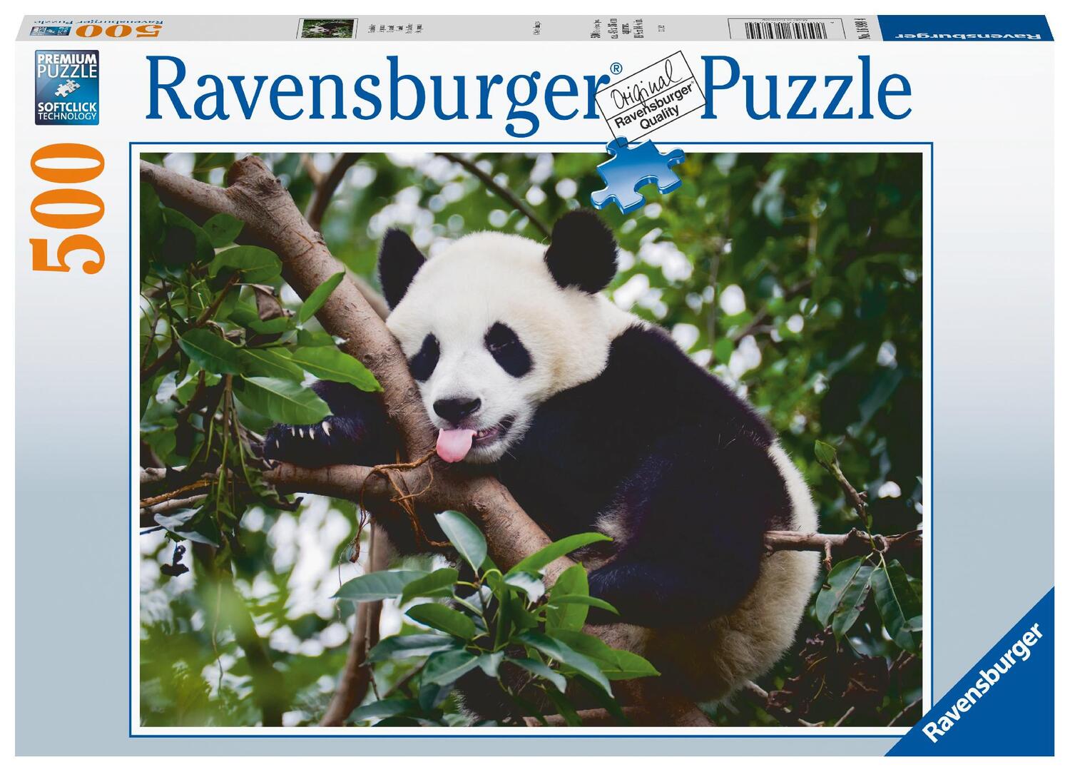 Cover: 4005556169894 | Ravensburger Puzzle 16989 Pandabär 500 Teile Puzzle | Spiel | Deutsch