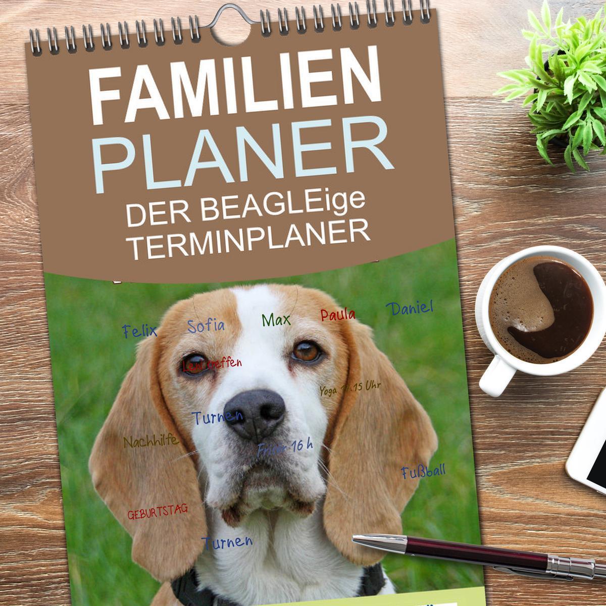 Bild: 9783457116968 | Familienplaner 2025 - DER BEAGLEige TERMINPLANER mit 5 Spalten...