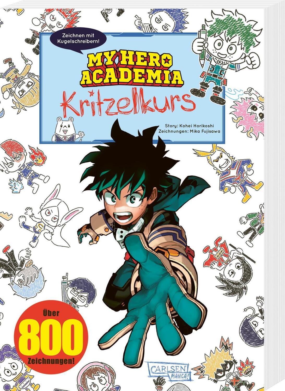 Cover: 9783551025883 | My Hero Academia Kritzelkurs | Kohei Horikoshi (u. a.) | Taschenbuch