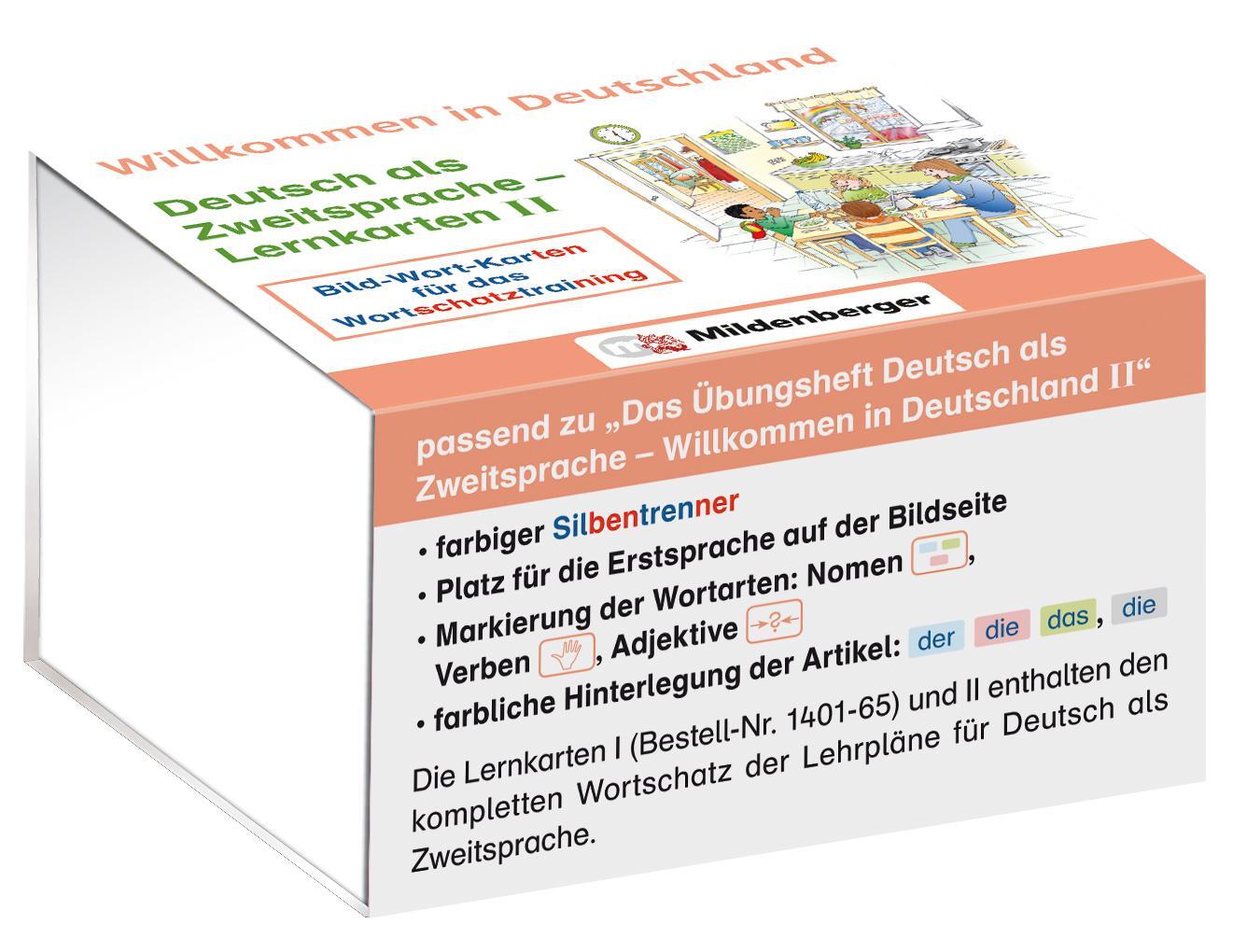 Cover: 9783619141661 | Willkommen in Deutschland - Lernkarten Deutsch als Zweitsprache II