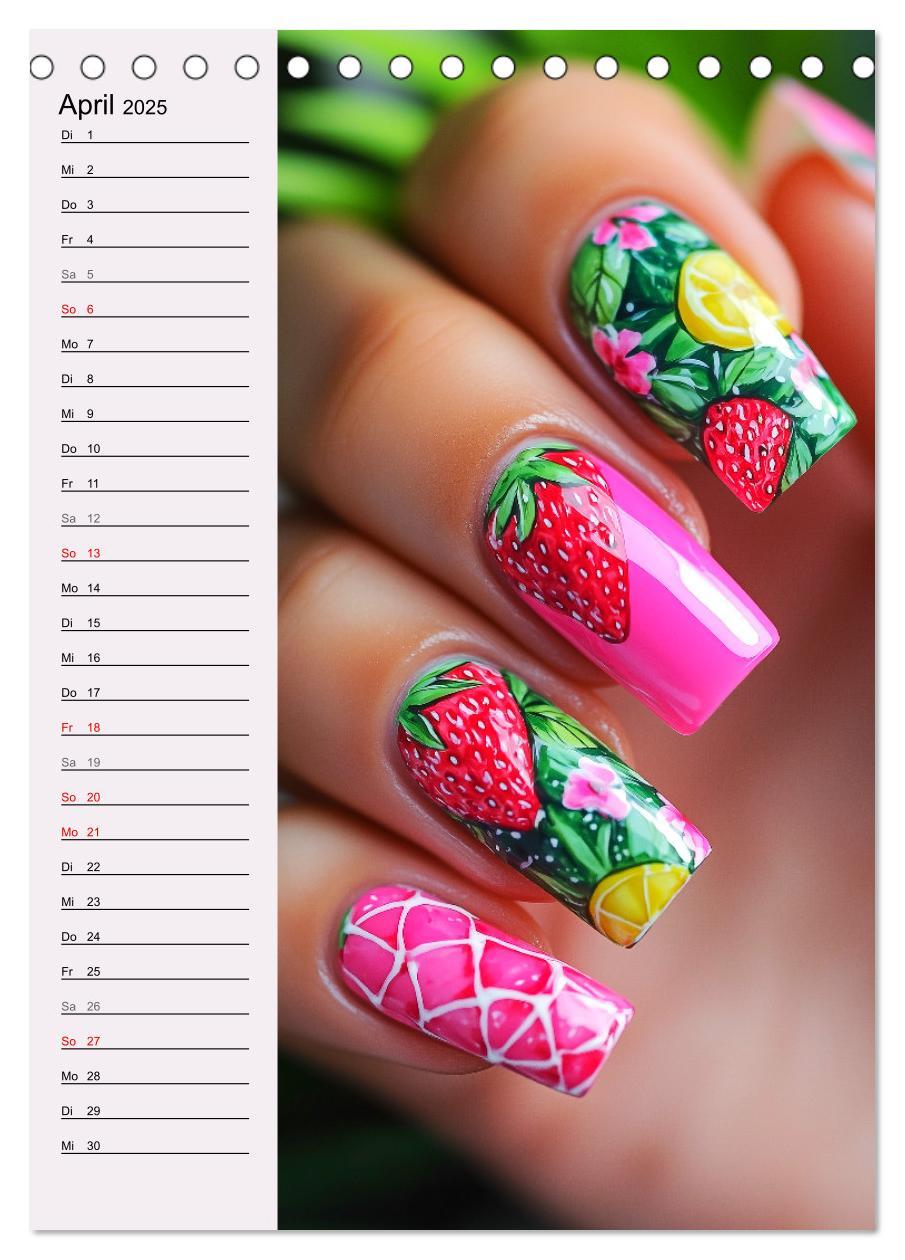 Bild: 9783457206041 | Nageldesign. Außergewöhnliche Fingernägel (Tischkalender 2025 DIN...