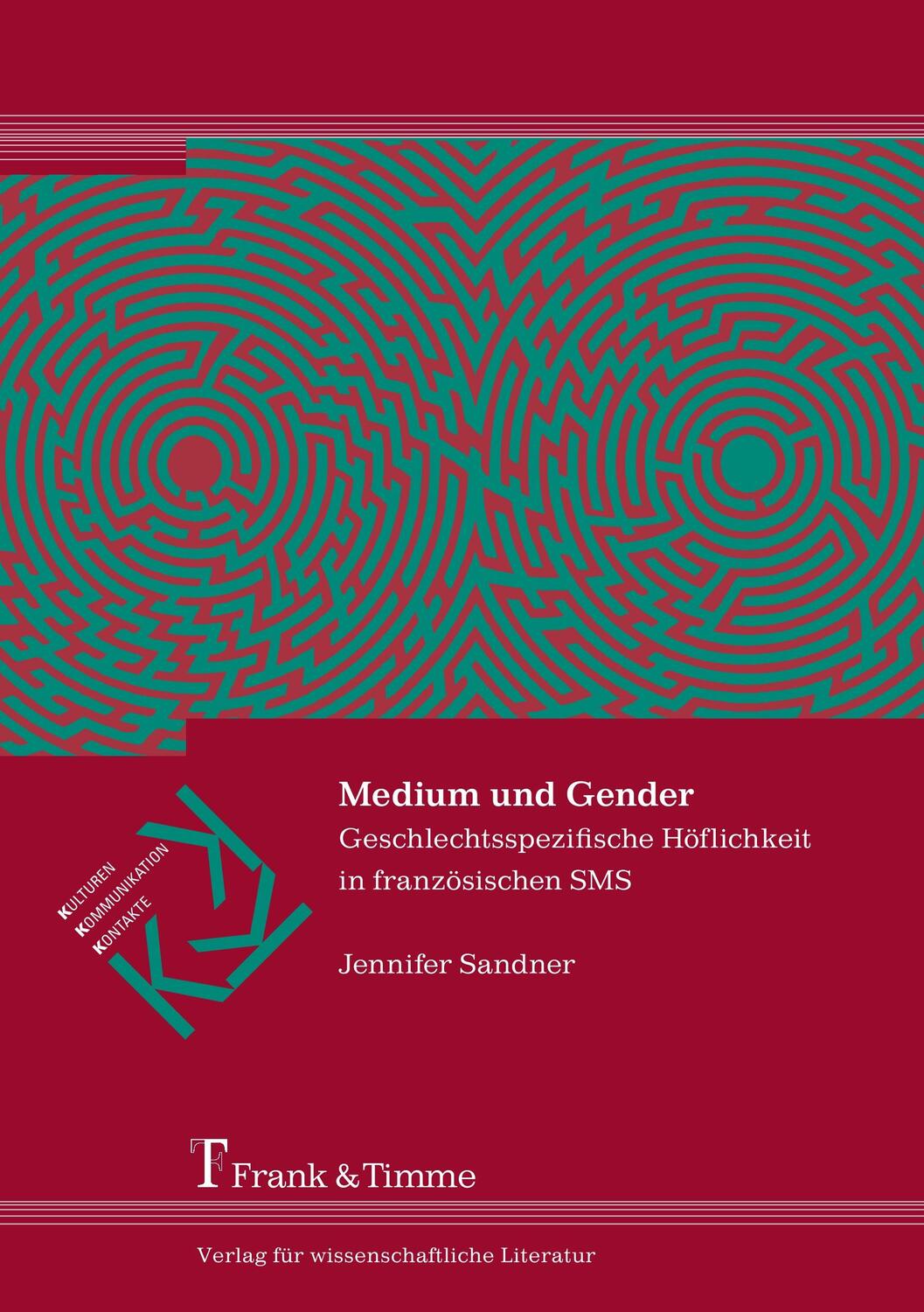 Cover: 9783865963741 | Medium und Gender | Jennifer Sandner | Taschenbuch | Paperback | 2011