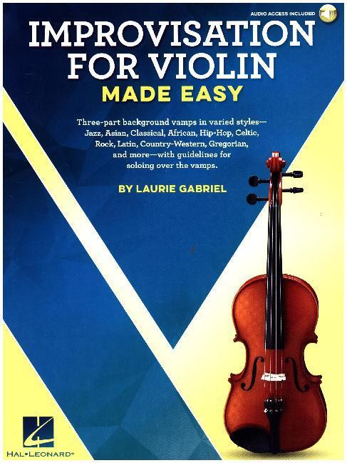 Cover: 888680696108 | Improvisation for Violin Made Easy | Laurie Gabriel | Instrumental