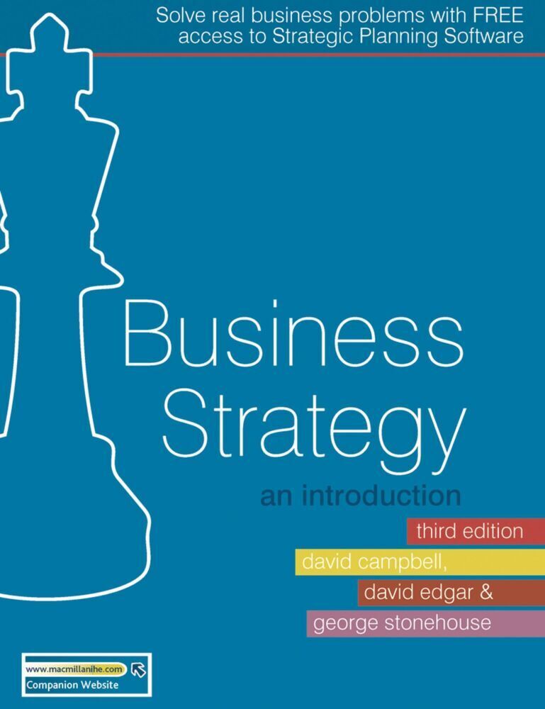 Cover: 9780230218581 | Business Strategy | An Introduction | David Campbell (u. a.) | Buch