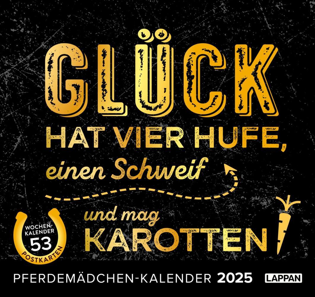 Bild: 9783830321323 | Glück hat vier Hufe, einen Schweif und mag Karotten....