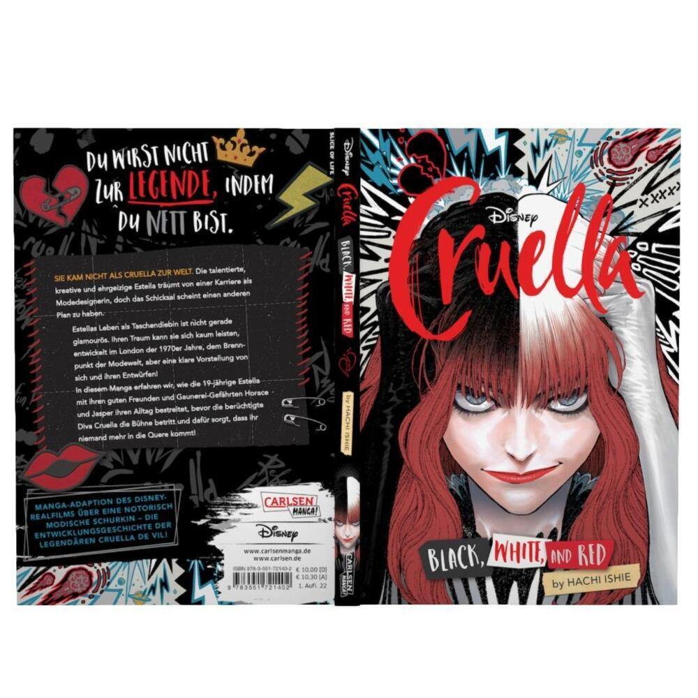 Bild: 9783551721402 | Cruella: Der Manga - Black, White &amp; Red | Hachi Ishie | Taschenbuch