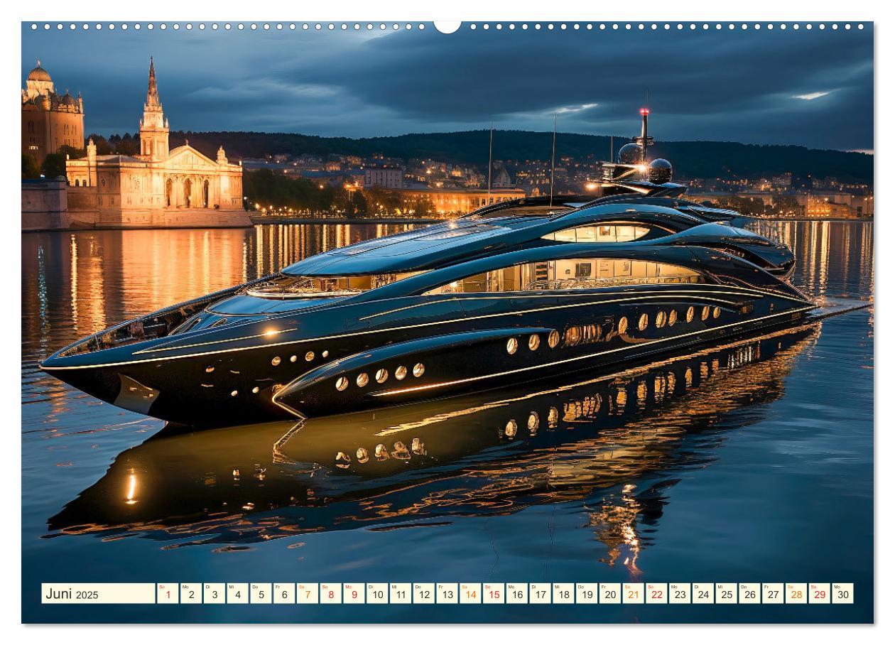 Bild: 9783383886508 | Mega Yachten Fantasien (Wandkalender 2025 DIN A2 quer), CALVENDO...