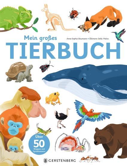 Cover: 9783836961325 | Mein großes Tierbuch | Über 50 Klappen und Spielelemente | Baumann
