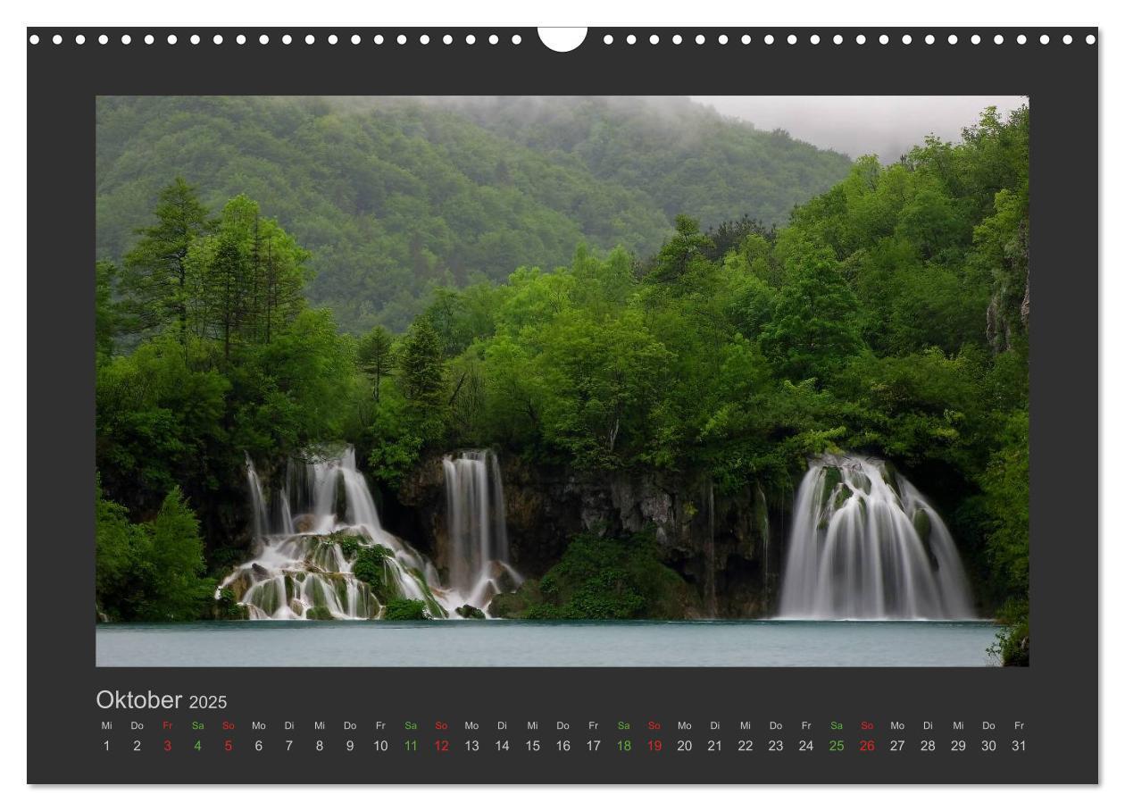 Bild: 9783435838011 | FALLENDE WASSER (Wandkalender 2025 DIN A3 quer), CALVENDO...