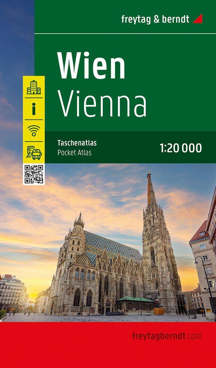 Cover: 9783707923155 | Wien, Taschenatlas 1:20.000, freytag &amp; berndt | Freytag &amp; Berndt